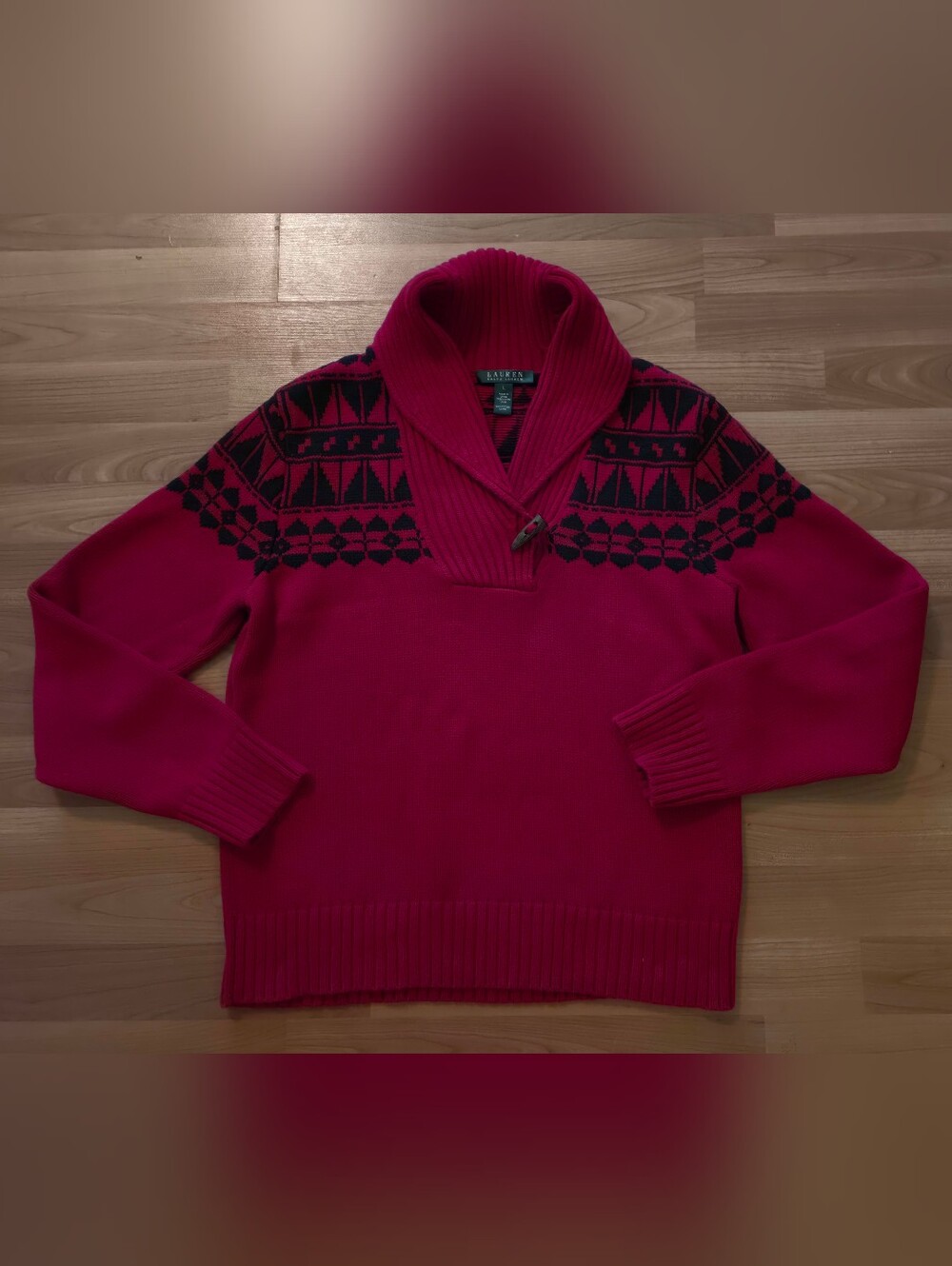 Ralph Lauren LRL Chunky Sweater L